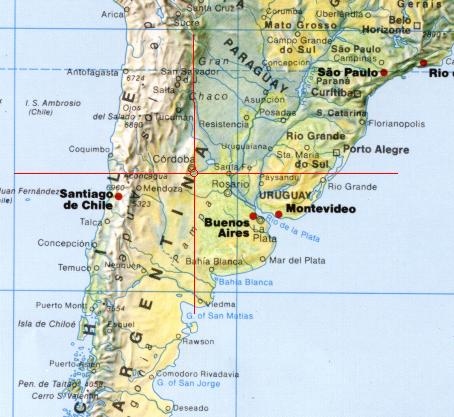 Córdoba map