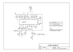 Schematic diagram of the TDA7000 IF